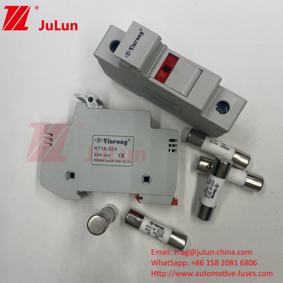 1000V Fotovoltaic Fuse Holder Dengan 15A 10x38mm Solar PV Fuse Solar Dc Fuse Holder 1000v Dengan Fuse Link Harga Murah