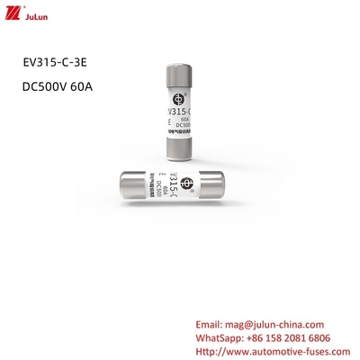 Fuse keramik bertekanan tinggi menengah/ EV315-C-3E DC500V 10A,15A,20A,30A,40A,50A.60A
