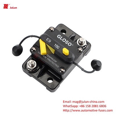 Perlindungan sirkuit elektronik otomotif dengan lampu LED Multi-Way Fuse Box SBH-6PD Sekrup 30A-500A Dua kutub 32V Manual Re