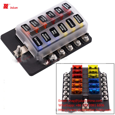 Eu Standard Bolts And Bolt Fuses Automotive Spare Parts 30A-500A Fuse Holder ANS Premium Fuse Holder -55.C-125.C Dengan Bo