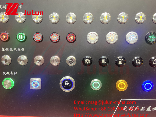 16mm Ring Illuminated Momentary Led IP67 12mm/16mm/19mm/22mm/LA38/XB2 Metal switch button push button metal pushing butt