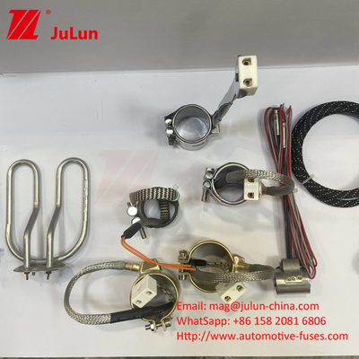 PT100 Sensor Suhu Tabung Pemanasan Listrik Disesuaikan ISO9001 Sertifikasi CE