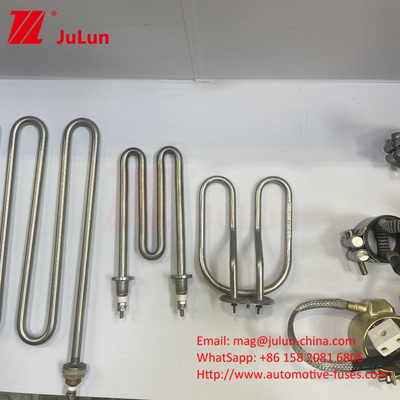 PT100 Sensor Suhu Tabung Pemanasan Listrik Disesuaikan ISO9001 Sertifikasi CE