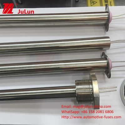 Tabung Pemanasan Listrik Ring Cast Aluminium Double Tube Indirect Heat Sertifikat ISO9001/CE