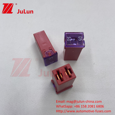 JCAS060.X Kendaraan Lalu Lintas 32V 58V Fuse Bilah Otomotif Dalam Berbagai Amperage Dengan Logo Khusus