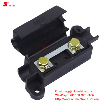 Eu UL 32V 30A-500A Tembaga Otomotif Fuse Holder Garpu Bolt Fuse Holder Energi Baru High Current Fuse