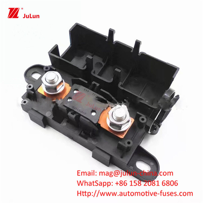 Eu UL 32V 30A-500A Tembaga Otomotif Fuse Holder Garpu Bolt Fuse Holder Energi Baru High Current Fuse