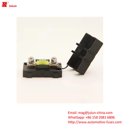 Eu UL 32V 30A-500A Tembaga Fuse Otomotif Plastik / Nylon Automotive Fuse Seat