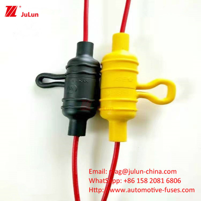 30A-500A Bolt Fuse Holder Dengan Satu / Dua Kutub Untuk ANS / MIDI Small Good Automotive Circuit Breaker