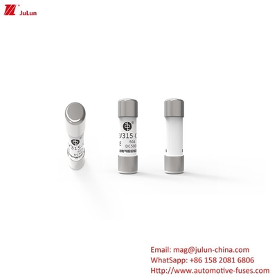 Fuse Kendaraan Listrik 10a-60a Fuse Tabung Bulat Untuk Kendaraan Ev Jalan