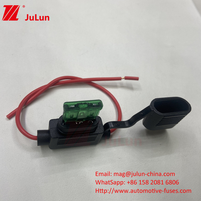 20A Low Voltage Fuse Holder Karton Fuse Seri Merah / Hitam