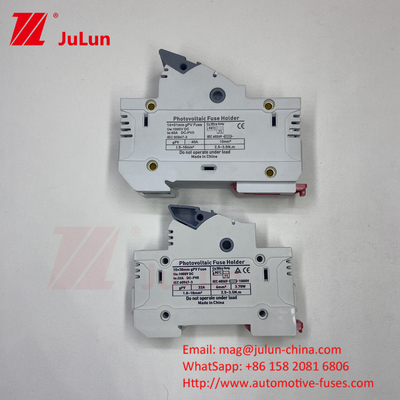 Sekering Mersen PV Surya 10a 1000V Pukulan Cepat 32a 1000vdc 22*58Mm DC1000V Tempat Pembawa Sekring Rel Din Sekring
