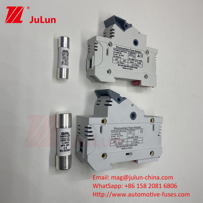 1000V Solar PV Fuse Holder Dengan Fuse DNPVF1-32 14*51mm 1000dc 250 315 350 Solar Pv Fuse 1500v Fuse Conne