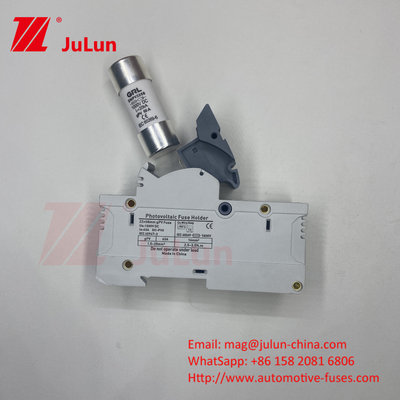 500VDC Solar Pv Fuse Dc Fuse Keramik Dengan Pemegang Untuk Sistem Surya 14 * 51mm 1000DC