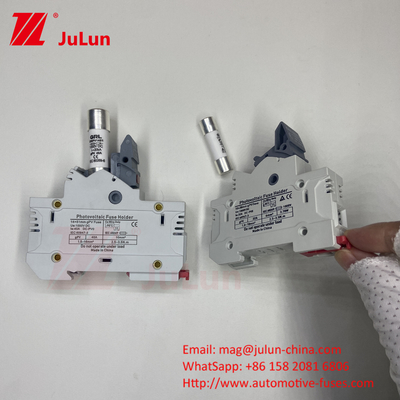 Fuse PV Surya Silinder 10A-63A 1000VDC/1500VDC IEC60269.6 Fuse 10X38 1p 2p 3Pole Np Dc Fuses Square Fuse Pv Surya