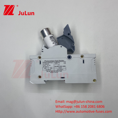 Fuse PV Surya Untuk Fuse Fotovoltaic Pemegang 30 Amp Rt18-32 10x38 Fuse Base Fuse Termal 16a 220v 10*85mm