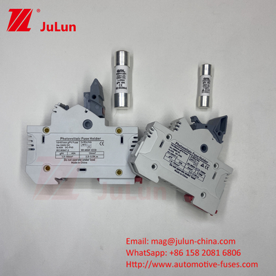 Fuse PV Surya Untuk Fuse Fotovoltaic Pemegang 30 Amp Rt18-32 10x38 Fuse Base Fuse Termal 16a 220v 10*85mm