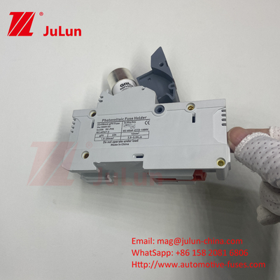 Solar Photovoltaic Inverter dengan 14x51mm Din Rail Solar Fuse Holder / Solar Pv Fuse Holder