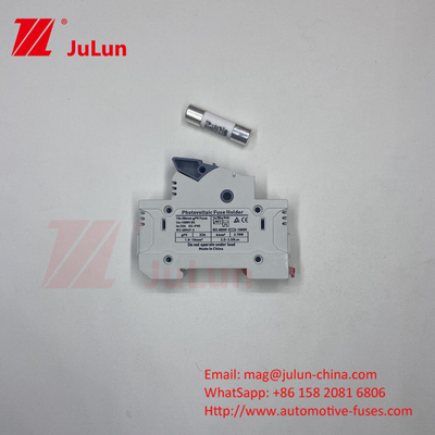 Solar Photovoltaic Inverter dengan 14x51mm Din Rail Solar Fuse Holder / Solar Pv Fuse Holder