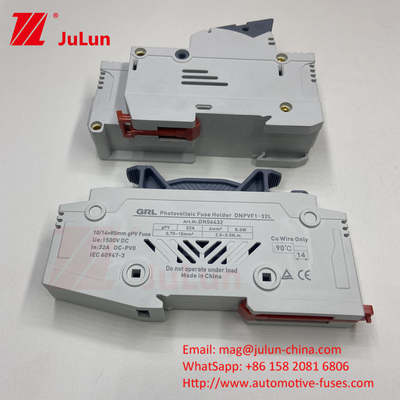 Fuse 10x38 1000v 25a 10*38 2a Fuse Holder Untuk Sistem Surya Fuse Daya PV Surya Untuk Perlindungan Sistem Daya Surya