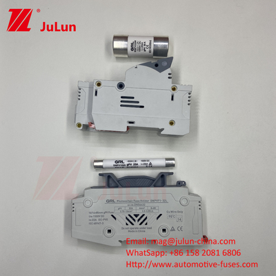 1000VDC Solar PV Din Rail Fuse Fuse 10x38mm RT18-32 Fuse Link AC