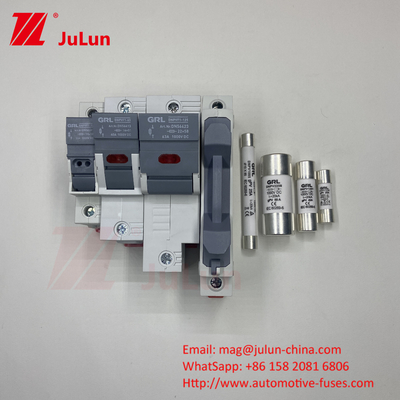 Solar Photovoltaic Inverter Solar Panel Fuse Termal AC RT18-125 Fusible 10x38 6A Italweber Isolator