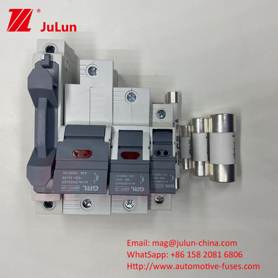 Fuse Solar PV Silinder Untuk Solar Inverter Photovoltaic 22 * 58mm 1000DV Photovoltaic