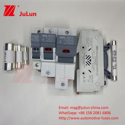 10x38mm Solar PV Fuse untuk Proteksi High Voltage Photovoltaic Module