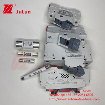 PV-50L Fuse Fuse Keramik Silinder 22*58mm 1000DV Fotovoltaic Low Voltage Solar Fuse Holder
