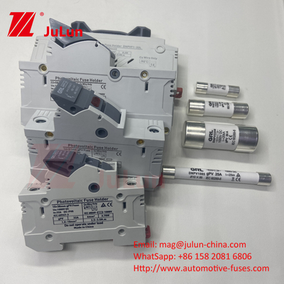 1000VDC 15A Solar Photovoltaic Inverter Fuse Untuk Aplikasi Tenaga PV Surya