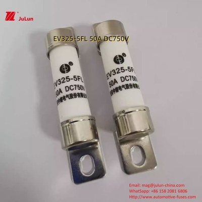 750V DC 10A-50A Sekrup Bolt Type Fuse untuk Kendaraan Listrik