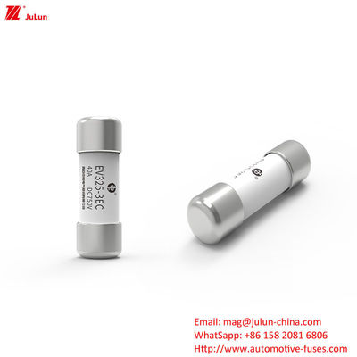 DC 750V 20KA Fuse Tubular Flat Head Kendaraan Listrik