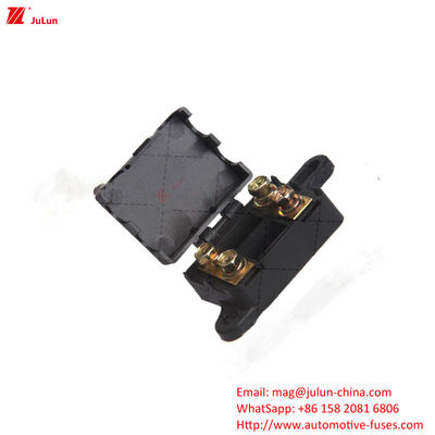 Pengisi sekering mobil Socket Base Connector 30A-500A 32V Satu kutub Dua kutub dengan cangkang plastik