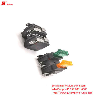 Circuit otomotif baut pengikat sekring Mooring pemutus sirkuit 30A-500A Tembaga kontak Nylon Housing Material