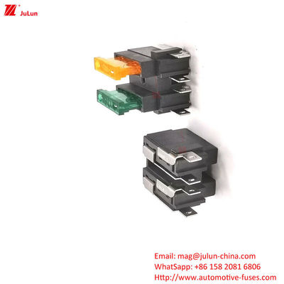 Circuit otomotif baut pengikat sekring Mooring pemutus sirkuit 30A-500A Tembaga kontak Nylon Housing Material