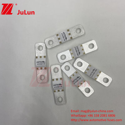 A121601-250A 125VDC Fuse Tipe Terminal ASTM Untuk Kendaraan Listrik Keramik