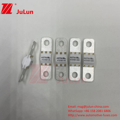 A121601-350A ASTM Medium Electric Vehicle Fuse Dengan Bolt Screw Untuk Perlindungan EV yang Ditingkatkan