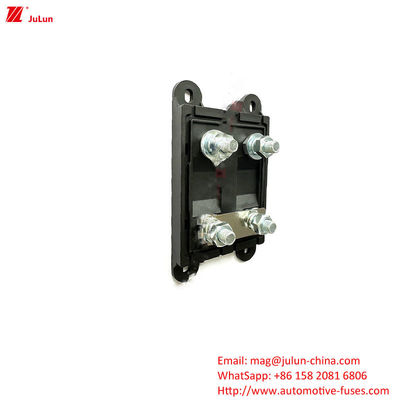 Eu UL bersertifikat Kendaraan listrik 32V DIN Track Fuse Holder Single-pole Bipolar Otomatis Copper Fuse Holder