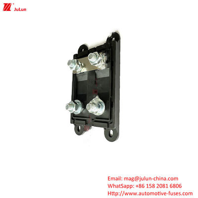 Eu UL bersertifikat Kendaraan listrik 32V DIN Track Fuse Holder Single-pole Bipolar Otomatis Copper Fuse Holder