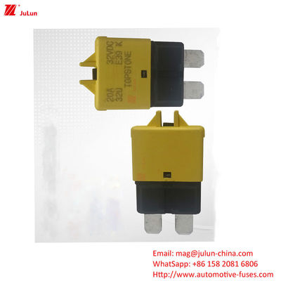Mesin Manual Reset Switch Yacht Manual Reset Circuit Breaker EU UL Nomor 32V Copper Fuse Holder