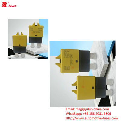 ANS MIDI MIDI Fuse Holder Bolt Bolt secara otomatis mengatur ulang pemutus sirkuit untuk pemegang sekring otomotif dengan 30A ke