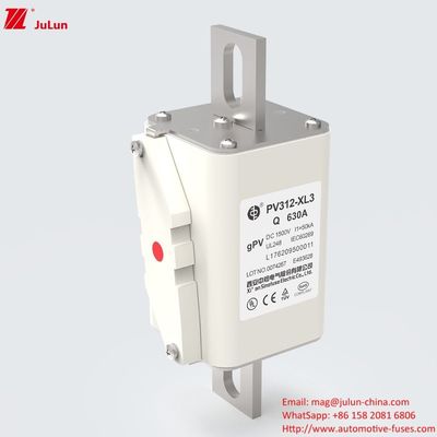 UL TUV PV String Fuses 350A-630A Untuk Sistem Photovoltaic Surya