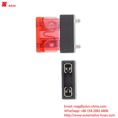 Eu UL Otomotif 32V ANS/MIDI Fuse Holder Tembaga Kontak Mengoperasikan