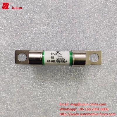 EV315 Series Medium Electric Vehicle Screw Fuses 10-60A 500V 20kA Kapasitas Pemutus