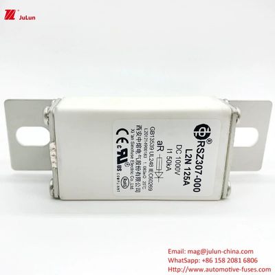 RSZ307 Bolt On Terminal Type EV Charger Fuse dengan Karakteristik Fusing Menengah