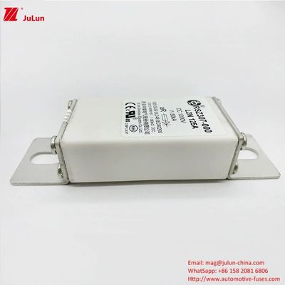 DC1000V Medium Fusing Electric Vehicle Fuse dengan Kapasitas Pemutus 25KA