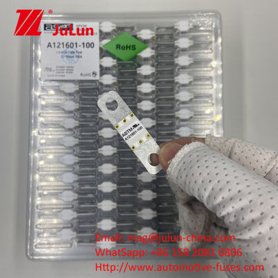 Fuse Perlindungan Baterai Mobil EV Untuk Perlindungan Sirkuit Singkat ASTM A121601 100A 150A