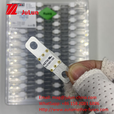 Fuse Perlindungan Baterai Mobil EV Untuk Perlindungan Sirkuit Singkat ASTM A121601 100A 150A