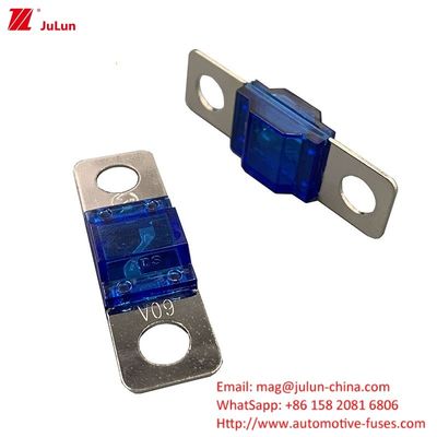 32V-72V 3KA-200A Screw M5 Small Round Hole Square Plug Fuse untuk Kendaraan Listrik