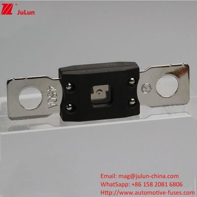 Fuse otomotif tipe garpu Bolt Medium dengan rating 32V/48V/72V dan pemasangan sekrup M8